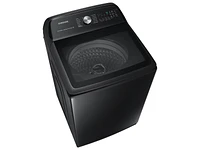 WA51A5505AV/US | 5.1 cu. ft. Smart Top Load Washer with ActiveWave™ Agitator and Super Speed Wash in Brushed Black | Samsung Business US