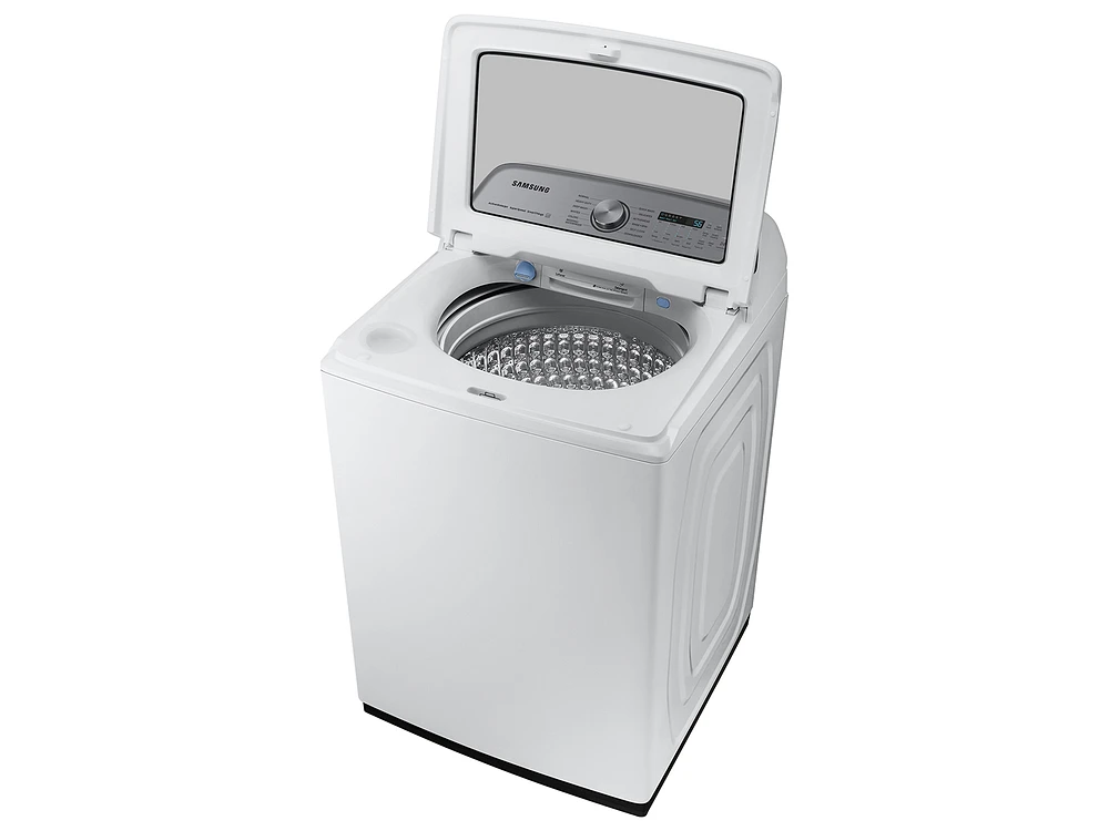 WA51A5505AW/US | 5.1 cu. ft. Smart Top Load Washer with ActiveWave Agitator and Super Speed Wash in White | Samsung Business US