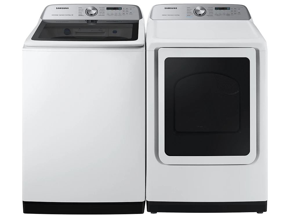 WA51A5505AW/US | 5.1 cu. ft. Smart Top Load Washer with ActiveWave Agitator and Super Speed Wash in White | Samsung Business US