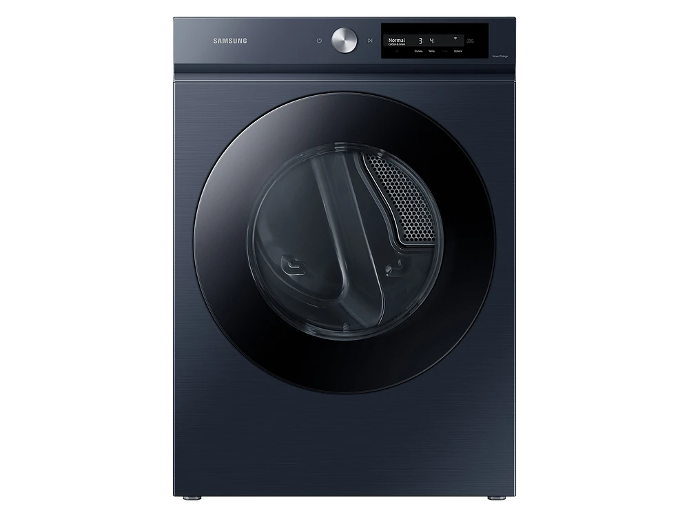 DVE46BB6700DA3 | Bespoke 7.5 cu. ft. Large Capacity Electric Dryer with Super Speed Dry and AI Smart Dial in Brushed Navy | Samsung Business US