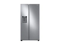 27.4 cu. ft. Large Capacity Energy Efficient Side-By-Side Refrigerator in Stainless Steel | Samsung Business US