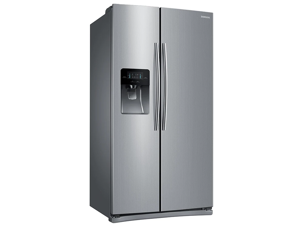 25 cu. ft. Side-by-Side Refrigerator with In-Door Ice Maker in Stainless Steel Refrigerator - RS25H5111SR/AA | Samsung US