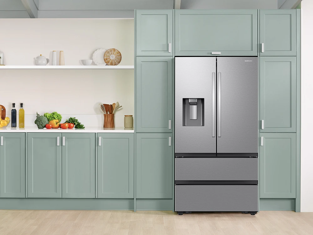 cu. ft. Mega Capacity -Door French Door Refrigerator with Four Types of Ice in Stainless Steel | Samsung Business US