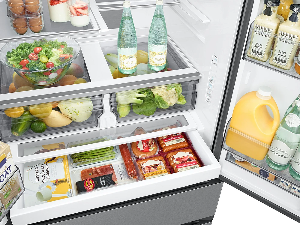 cu. ft. Mega Capacity -Door French Door Refrigerator with Four Types of Ice in Stainless Steel | Samsung Business US