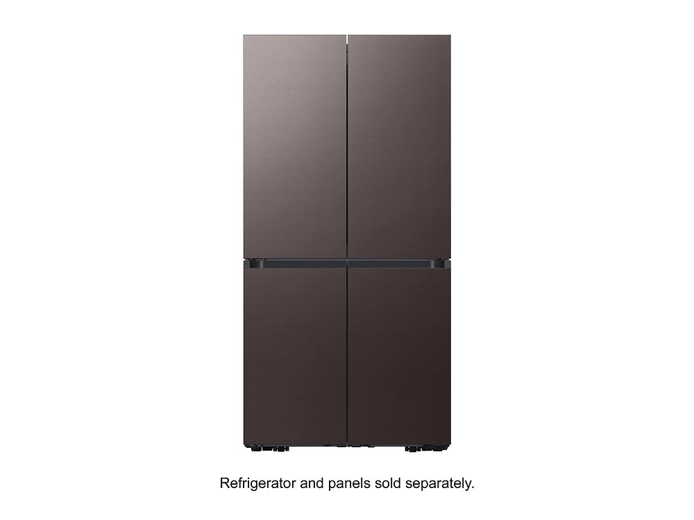 BESPOKE 4-Door Flex™ Refrigerator Panel in Tuscan Steel - Bottom Panel Home Appliances Accessories - RA-F18DBBDT/AA | Samsung US