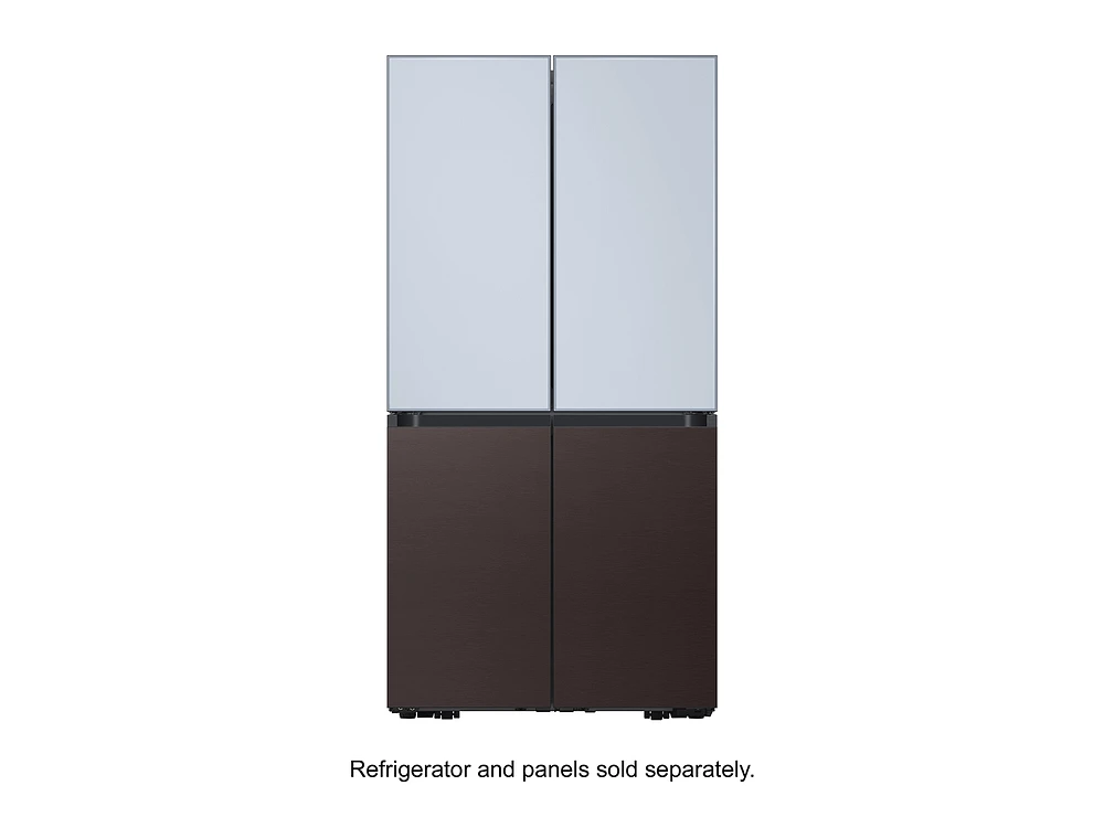 BESPOKE 4-Door Flex™ Refrigerator Panel in Tuscan Steel - Bottom Panel Home Appliances Accessories - RA-F18DBBDT/AA | Samsung US