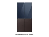 BESPOKE 4-Door Flex™ Refrigerator Panel in Tuscan Steel - Bottom Panel Home Appliances Accessories - RA-F18DBBDT/AA | Samsung US