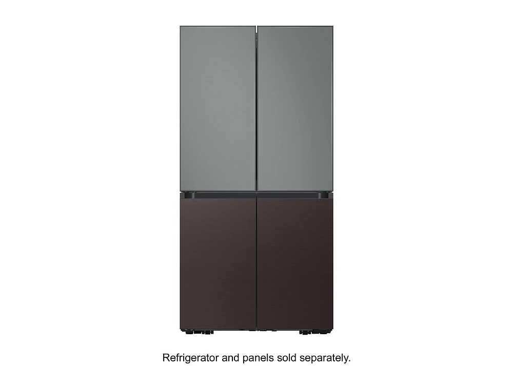 BESPOKE 4-Door Flex™ Refrigerator Panel in Tuscan Steel - Bottom Panel Home Appliances Accessories - RA-F18DBBDT/AA | Samsung US