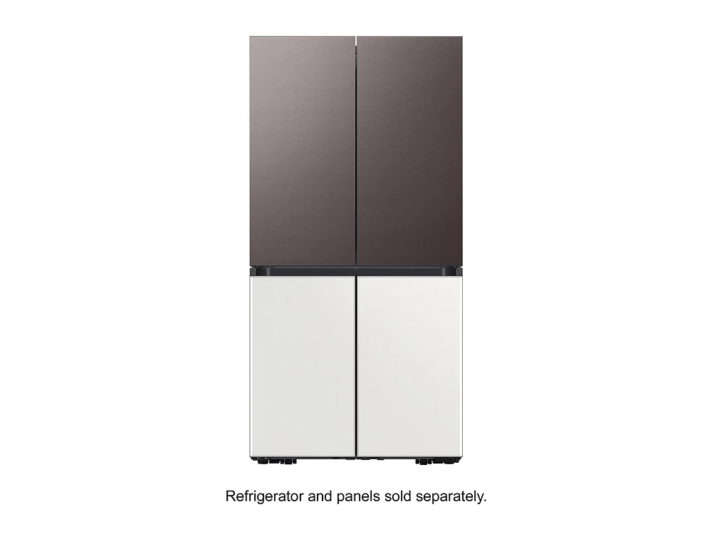 BESPOKE 4-Door Flex™ Refrigerator Panel in Tuscan Steel - Top Panel Home Appliances Accessories - RA-F18DUUDT/AA | Samsung US