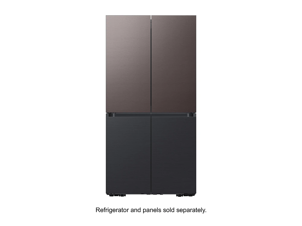 BESPOKE 4-Door Flex™ Refrigerator Panel in Tuscan Steel - Top Panel Home Appliances Accessories - RA-F18DUUDT/AA | Samsung US