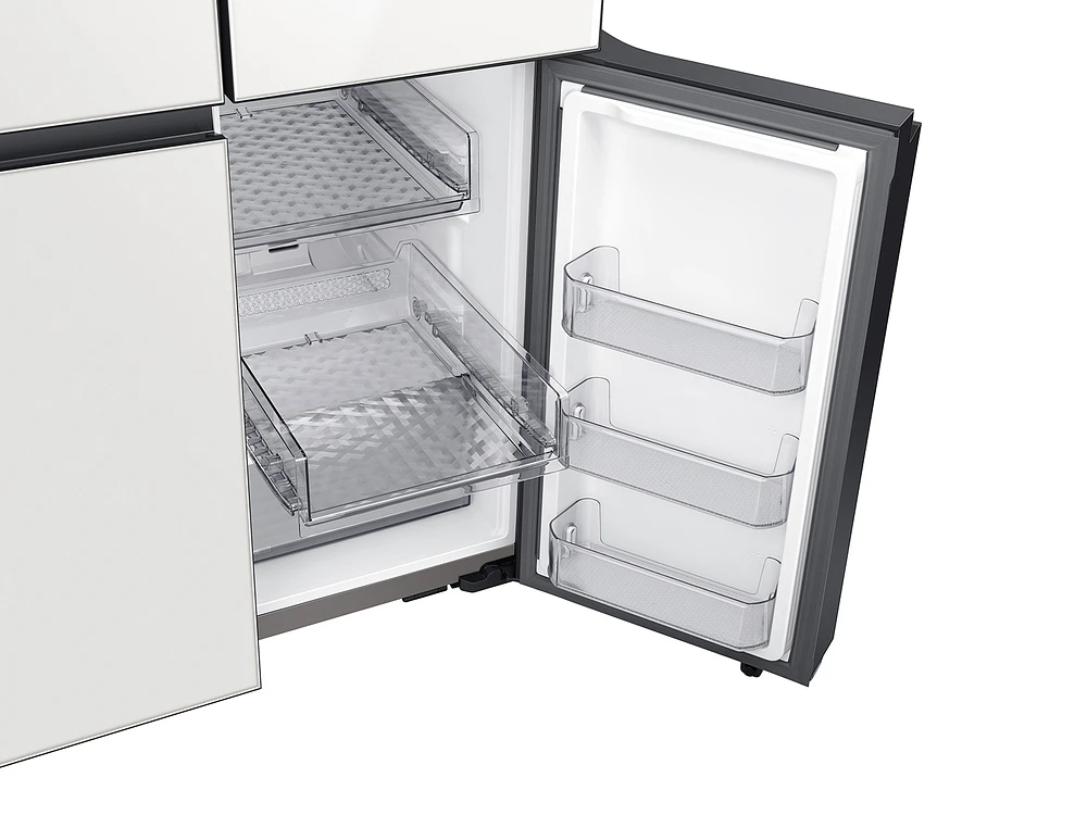 Bespoke 4-Door Flex™ Refrigerator ( cu. ft.) in Glass () Refrigerators