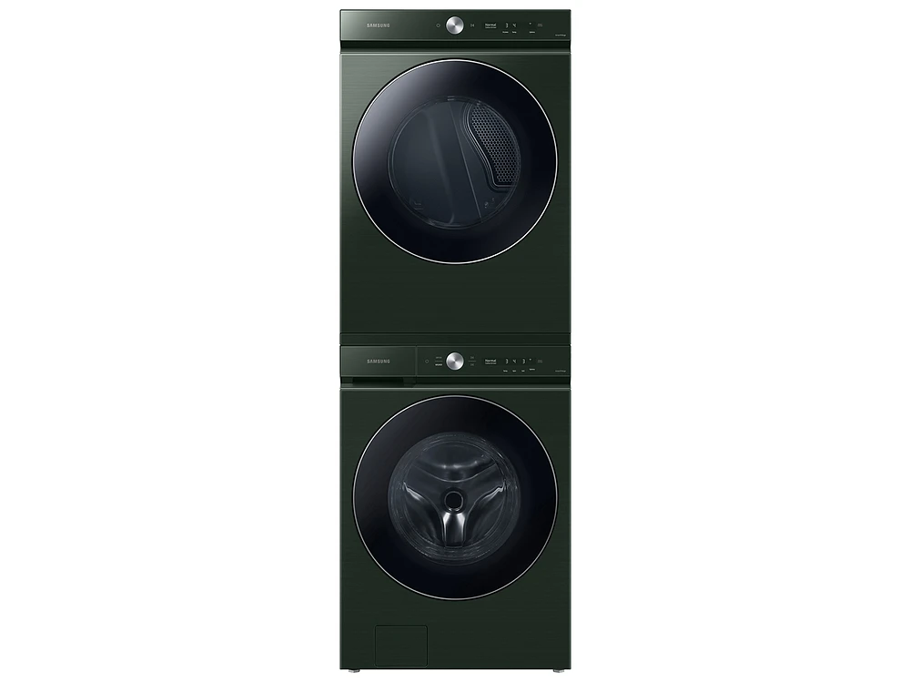 DVE53BB8900GA3 | Bespoke 7.6 cu. ft. Ultra Capacity Electric Dryer with AI Optimal Dry and Super Speed Dry in Forest Green | Samsung Business US