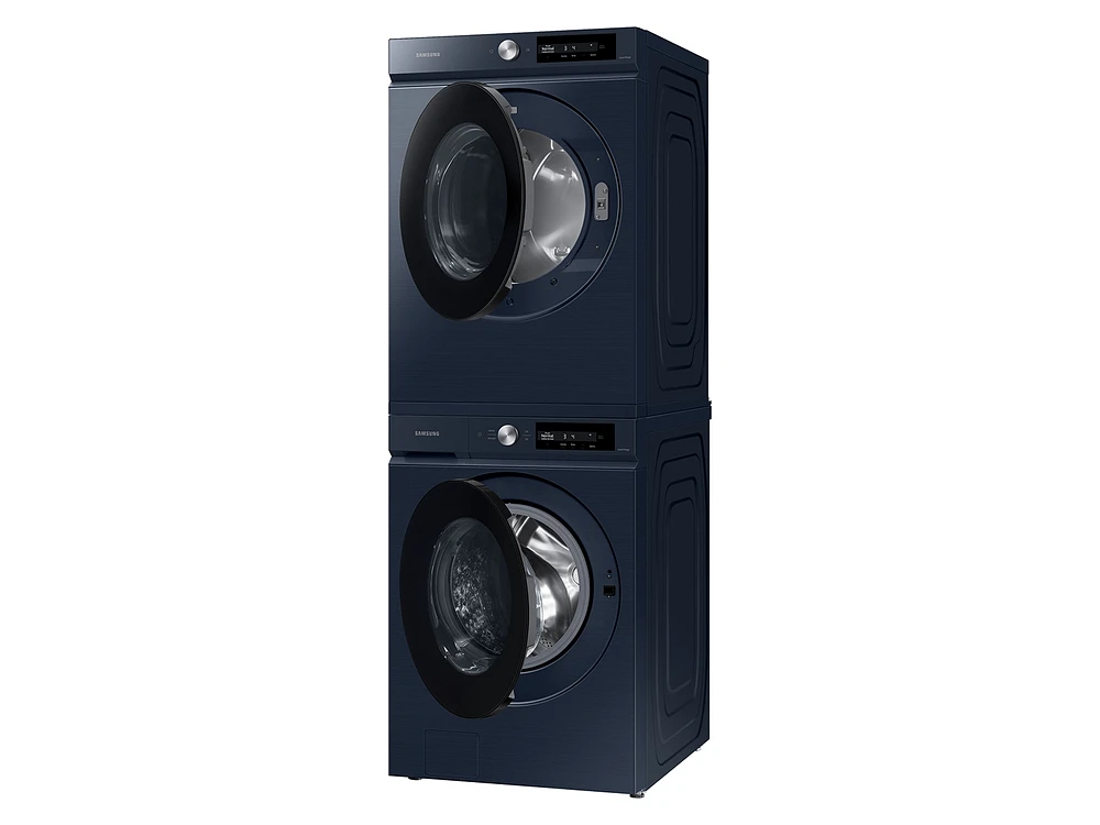 DVE46BB6700DA3 | Bespoke 7.5 cu. ft. Large Capacity Electric Dryer with Super Speed Dry and AI Smart Dial in Brushed Navy | Samsung Business US