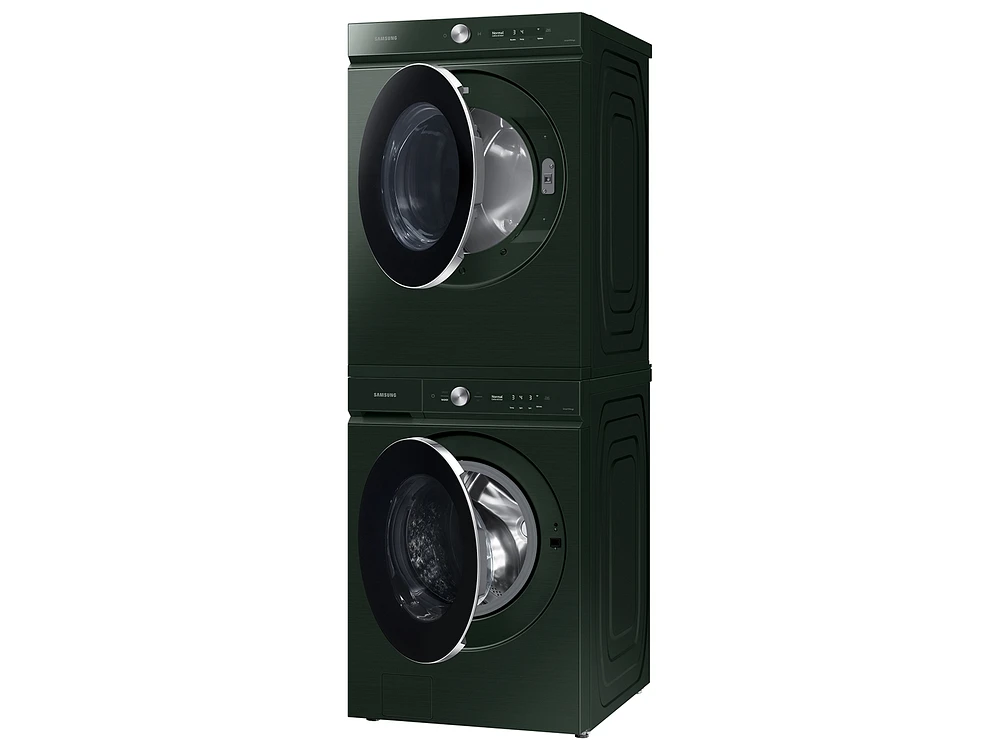 DVE53BB8900GA3 | Bespoke 7.6 cu. ft. Ultra Capacity Electric Dryer with AI Optimal Dry and Super Speed Dry in Forest Green | Samsung Business US