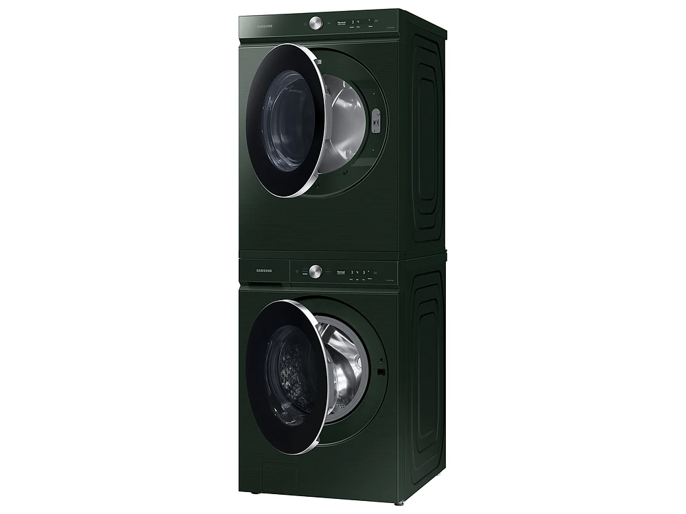 Bespoke 5.3 cu. ft. Ultra Capacity Front Load Washer with AI OptiWash™ and Auto Dispense in Forest Green | Samsung Business US