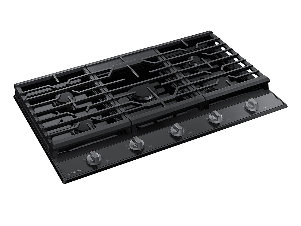 NA36R5310FG/AA | 36" Gas Cooktop in Black Stainless Steel | Samsung Business US