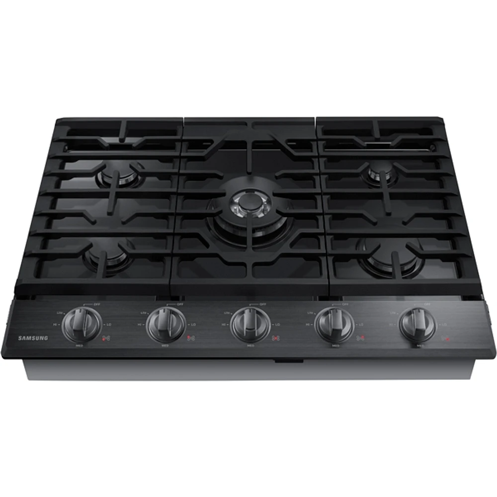 NA30N6555TG/AA | 30" Smart Gas Cooktop with Illuminated Knobs in Black Stainless Steel | Samsung Business US