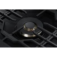 30" Smart Gas Cooktop with 22K BTU Dual Power Burner in Stainless Steel Cooktop