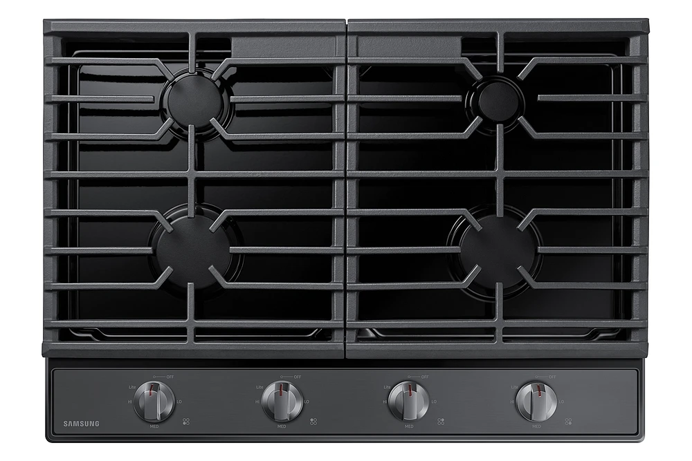 NA30R5310FG/AA | 30" Gas Cooktop in Black Stainless Steel | Samsung Business US