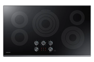 36 inch Electric Cooktop in Black Stainless Steel Cooktop - NZ36K6430RG/AA | Samsung US