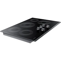 NZ30K6330RG/AA | 30" Smart Electric Cooktop in Black Stainless Steel | Samsung Business US