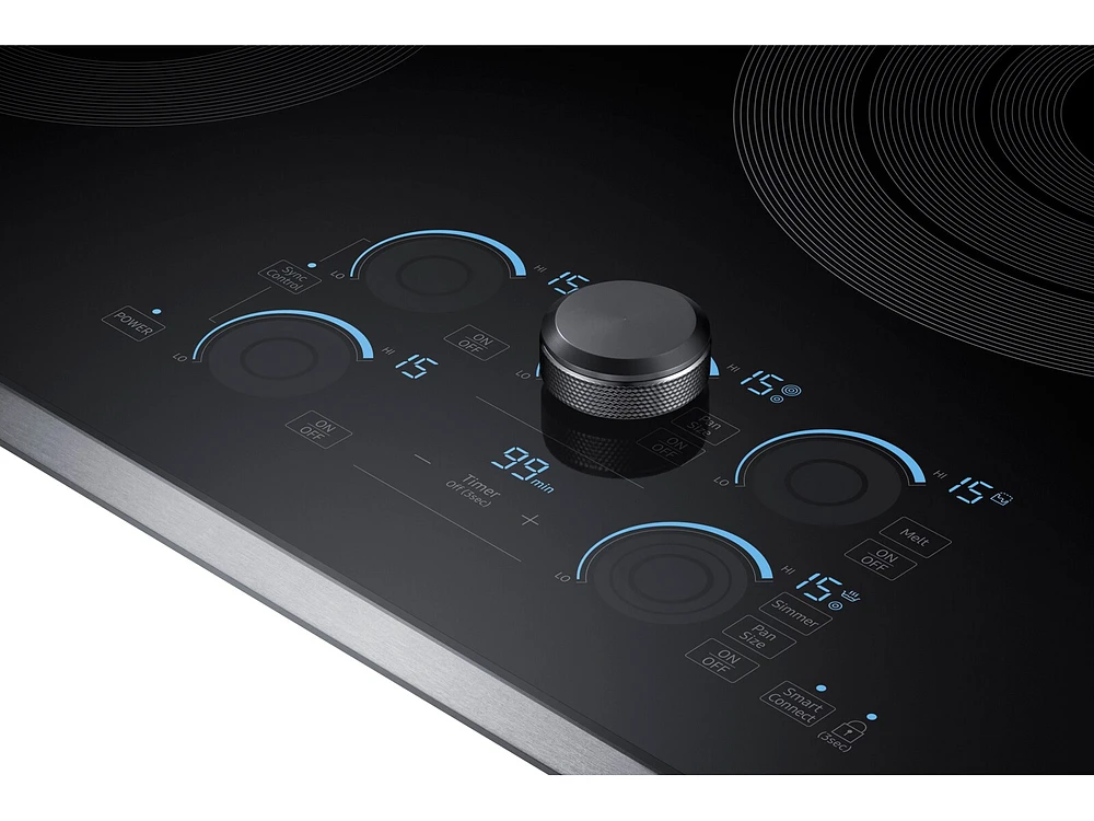 NZ36K7570RS/AA | 36" Smart Electric Cooktop with Sync Elements in Stainless Steel | Samsung Business US