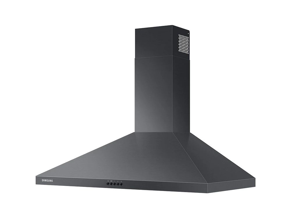 NK36R5000WG/AA | 36" Wall Mount Hood in Black Stainless Steel | Samsung Business US