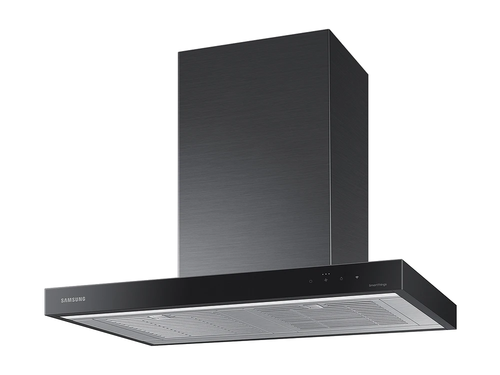 Bespoke Wall Mount Range Hood 30" in Clean Deep Charcoal | Samsung US