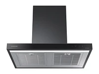 Bespoke Wall Mount Range Hood 30" in Clean Deep Charcoal | Samsung US