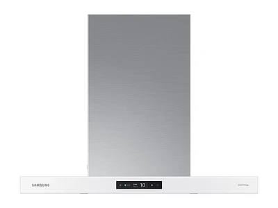 Bespoke Smart Wall Mount Range Hood 30" in Stainless Steel with White Panel | Samsung US