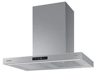 Bespoke Wall Mount Range Hood 30" with LCD Display in Grey | Samsung US