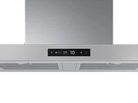 Bespoke Wall Mount Range Hood 30" with LCD Display in Grey | Samsung US