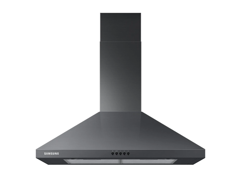 30" Wall Mount Range Hood in Black Stainless Steel | Samsung US