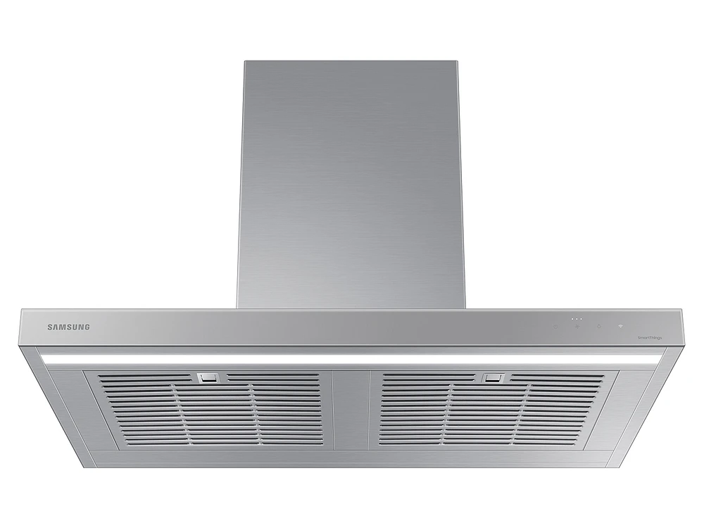 Bespoke Wall Mount Range Hood 36" in Stainless Steel with Panel | Samsung US