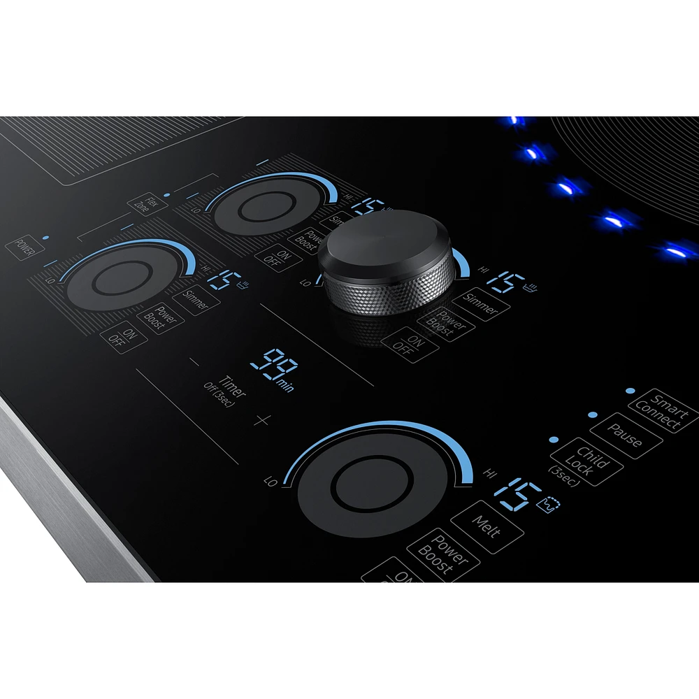 30" Smart Induction Cooktop in Stainless Steel  (NZ30K7880US) | Samsung Business US