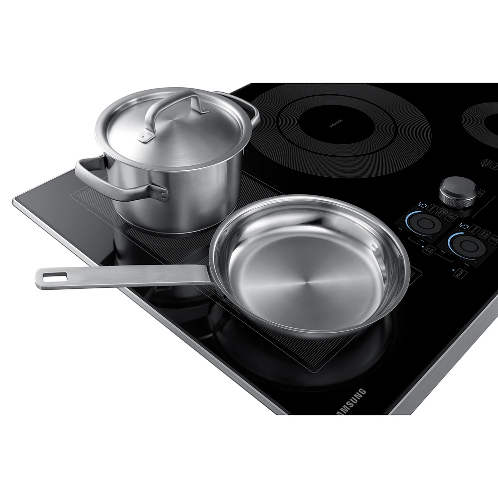 30" Smart Induction Cooktop in Stainless Steel  (NZ30K7880US) | Samsung Business US