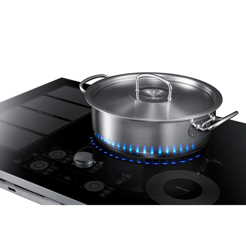 30" Smart Induction Cooktop in Stainless Steel  (NZ30K7880US) | Samsung Business US