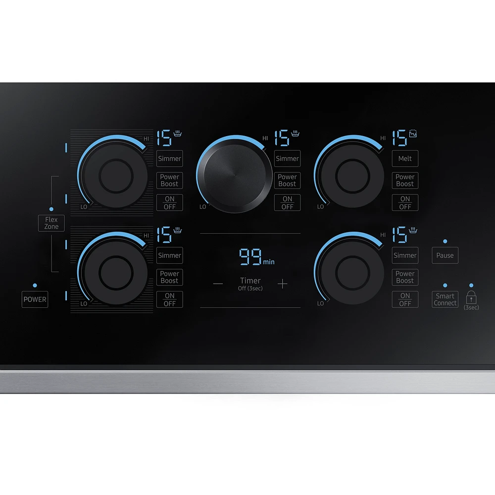 NZ36K7880US/AA | 36" Smart Induction Cooktop in Stainless Steel | Samsung Business US