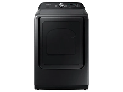 7.4 cu. ft. Capacity Electric Dryer with Sensor Dry in Brushed Black Dryers - DVE50R5200V/A3 | Samsung US