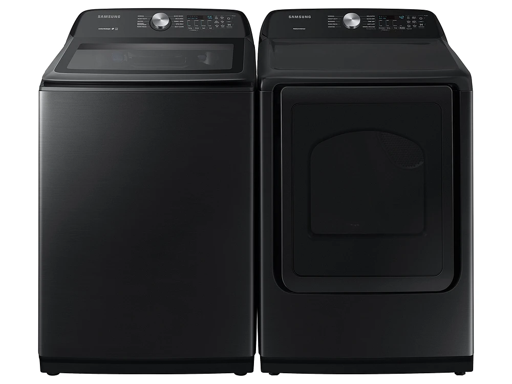 7.4 cu. ft. Capacity Electric Dryer with Sensor Dry in Brushed Black Dryers - DVE50R5200V/A3 | Samsung US