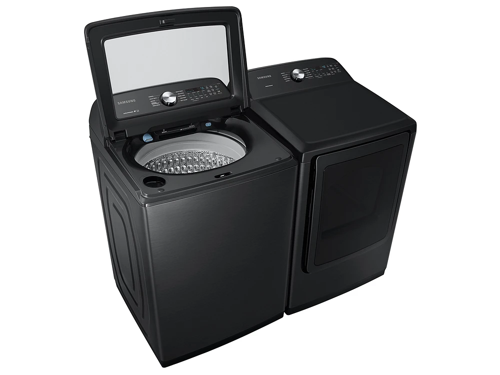 7.4 cu. ft. Capacity Electric Dryer with Sensor Dry in Brushed Black Dryers - DVE50R5200V/A3 | Samsung US