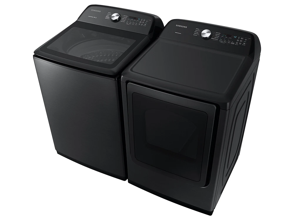 7.4 cu. ft. Capacity Electric Dryer with Sensor Dry in Brushed Black Dryers - DVE50R5200V/A3 | Samsung US