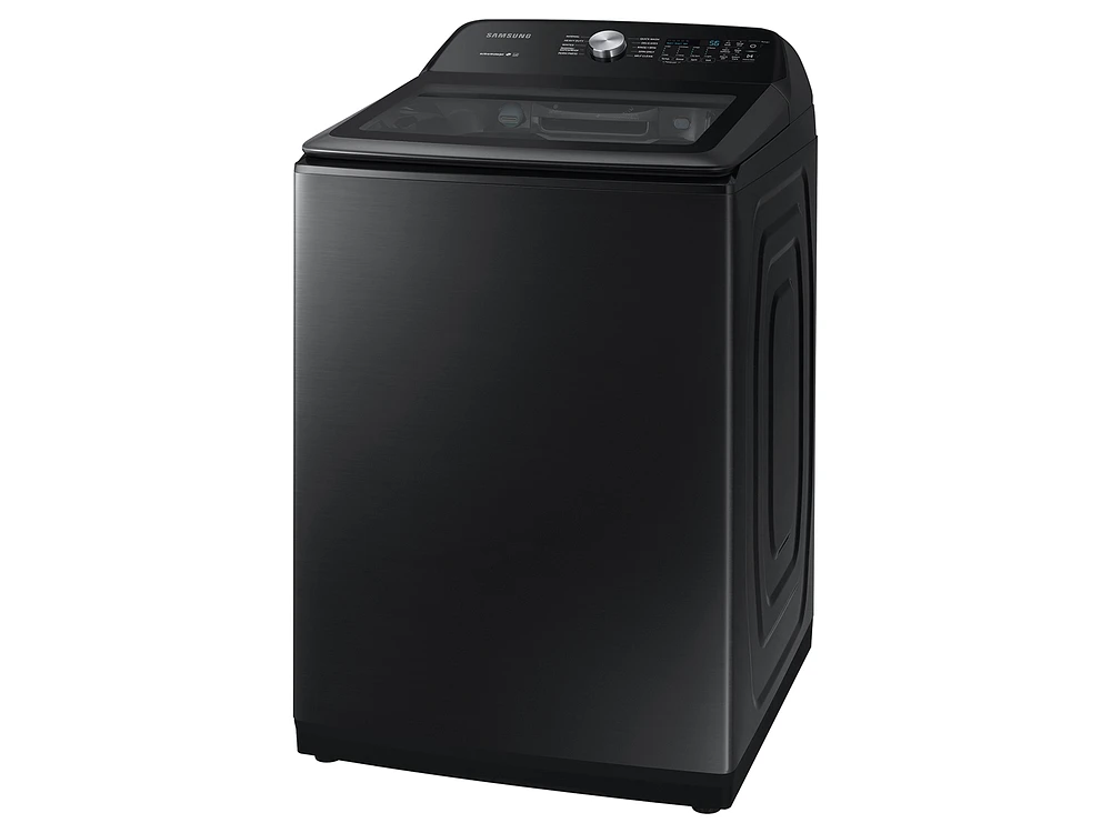 5.0 cu. ft. Capacity Top Load Washer with Active WaterJet in Brushed Black Washers - WA50R5200AV/A4 | Samsung US