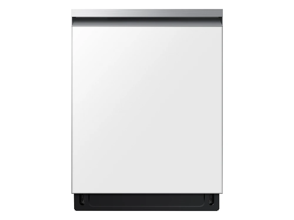 Smart 46 dBA Dishwasher with StormWash™ in White Glass | Samsung US