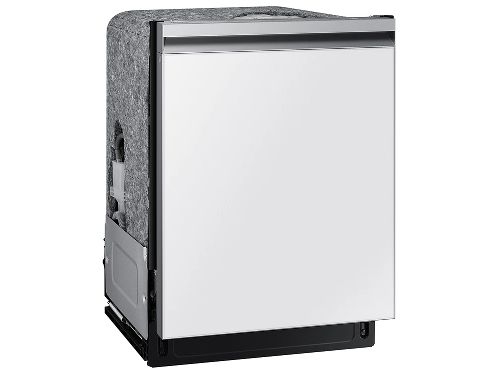 Smart 46 dBA Dishwasher with StormWash™ in White Glass | Samsung US