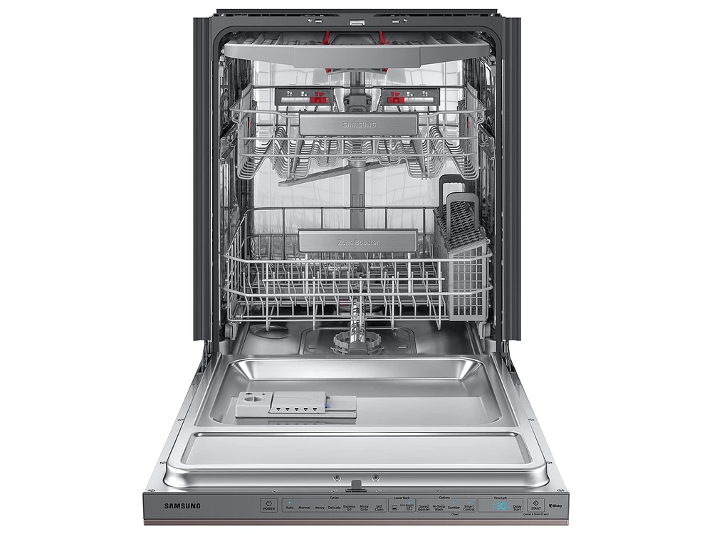 DW80R9950UT/AA | Smart Linear Wash 39dBA Dishwasher in Tuscan Stainless Steel | Samsung Business US