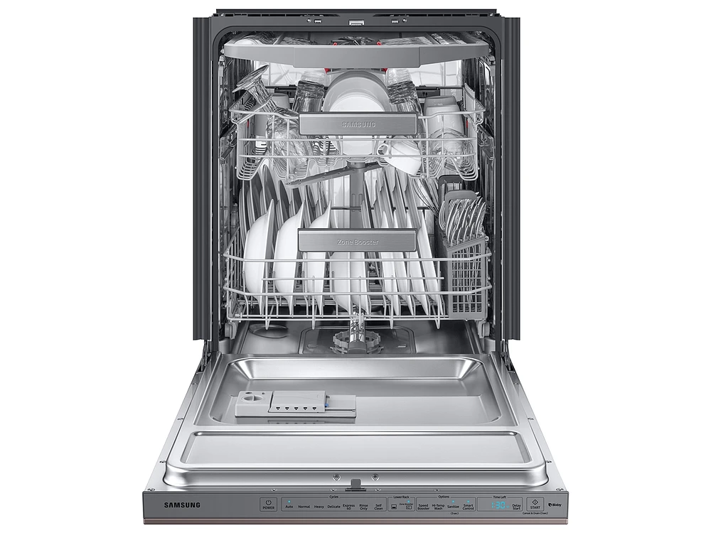 DW80R9950UT/AA | Smart Linear Wash 39dBA Dishwasher in Tuscan Stainless Steel | Samsung Business US