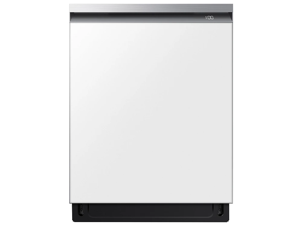 Bespoke Smart 42dBA Dishwasher with StormWash+™ and Smart Dry in White Glass