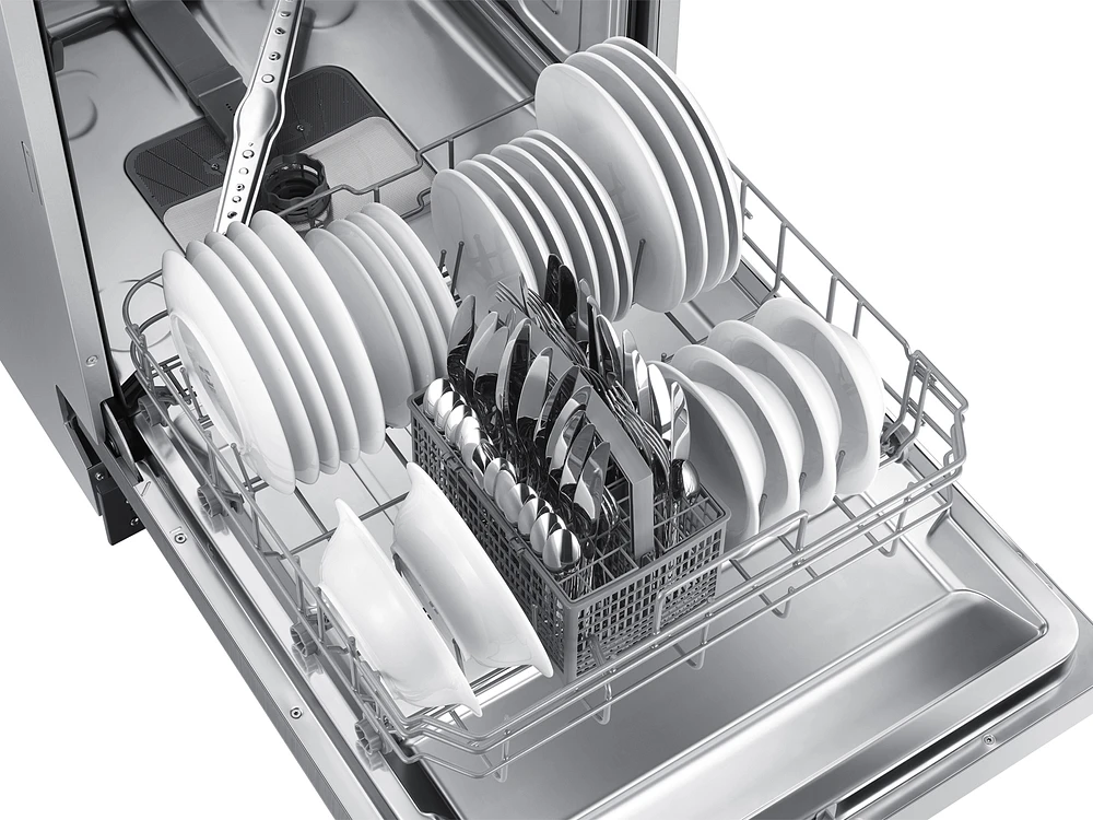 DW60R2014US/AA | Front Control 52 dBA ADA Dishwasher in Stainless Steel title | Samsung Business US