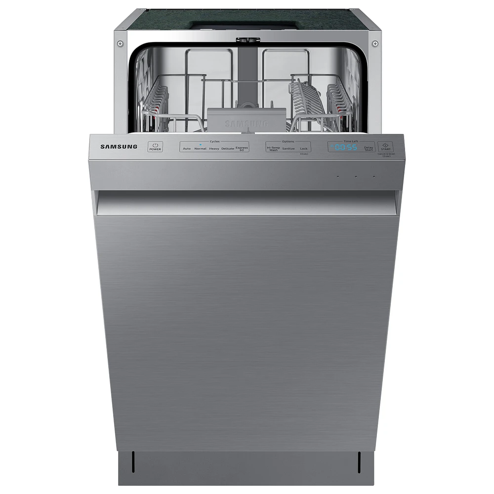 DW50T6060US/AA | Whisper Quiet 46 dBA Dishwasher in Stainless Steel | Samsung Business US